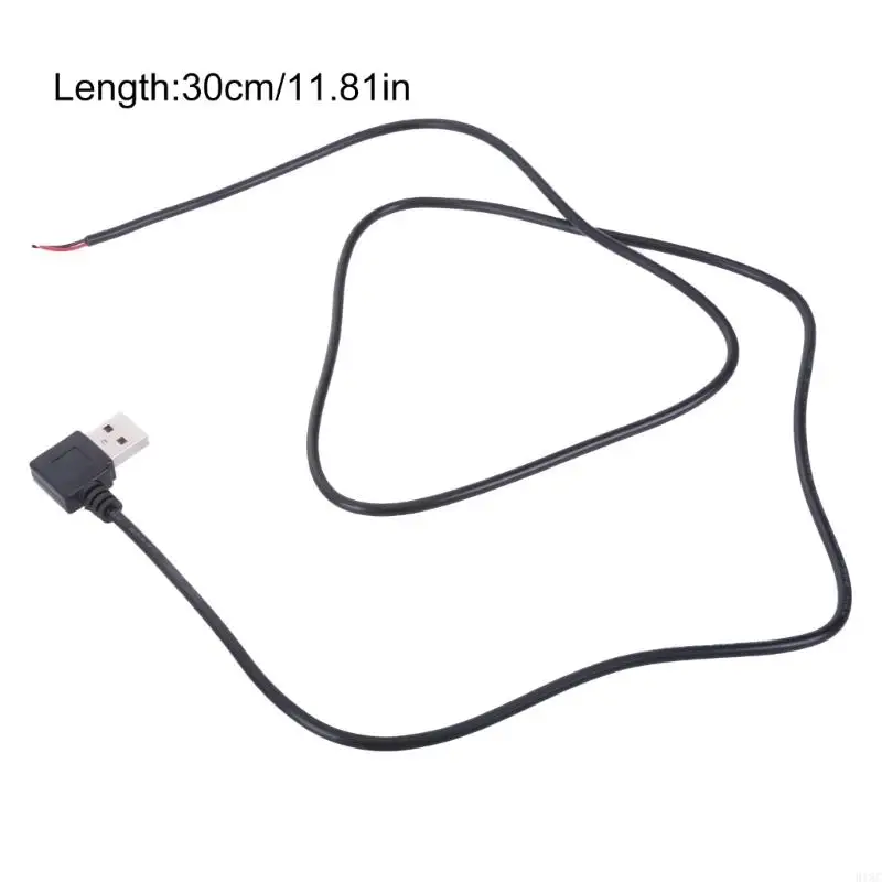 918C Кабель питания 30 см/100 см/200 см, 22AWG, USB-папа, 2-контактный провод, шнур для зарядки