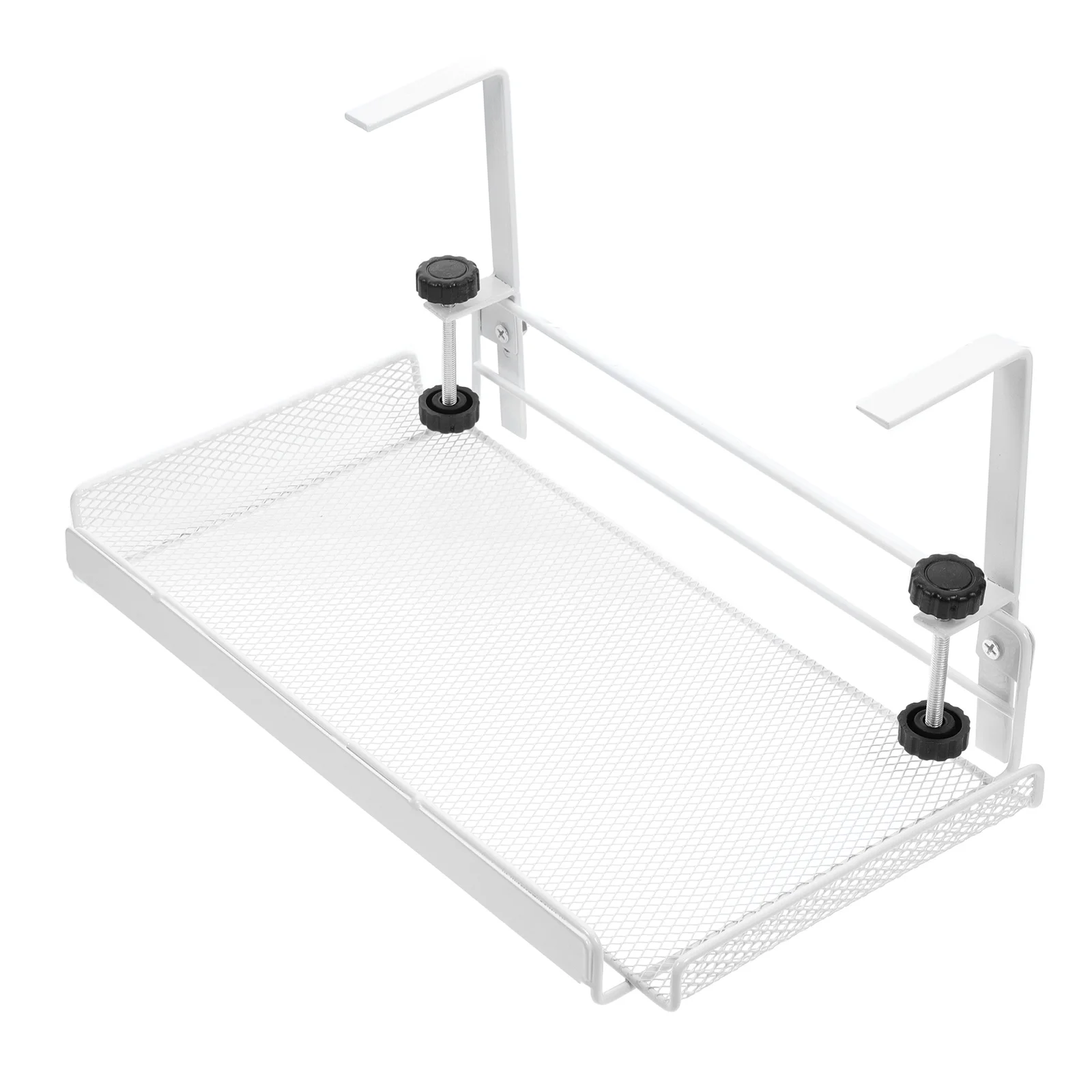 

Adjustable Under Desk Organizer Tray Heavy Duty Carbon Steel Cable Management For Office Home Garage Spacious Storage Rack
