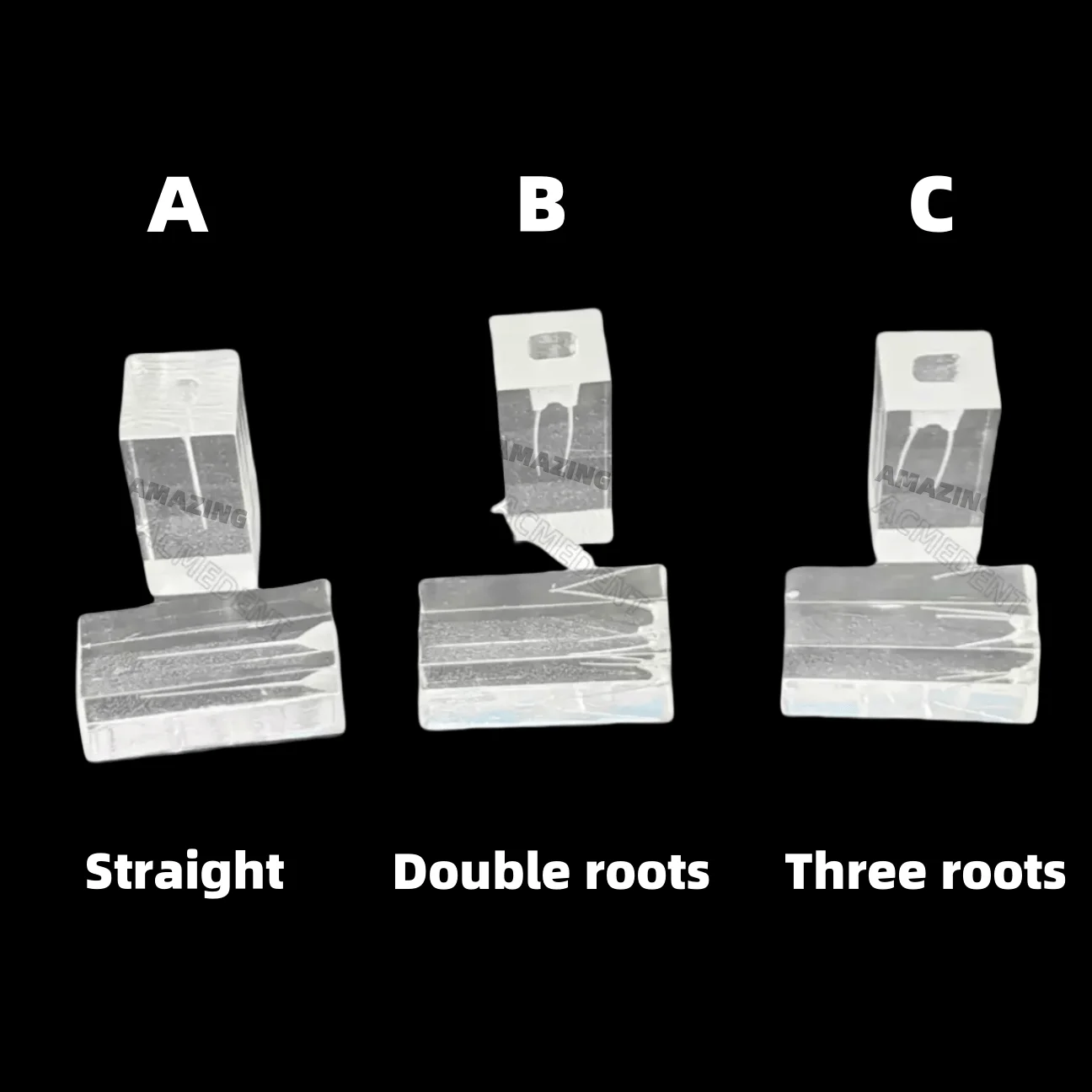 

5 Pcs High Quality Dental RCT MTA Blocks Files Practice Model Root Canal Pulp Replicas Endodontic Training Tool