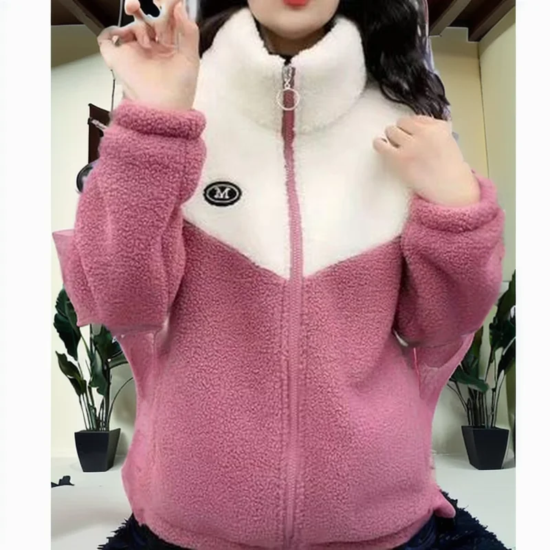 معطف نسائي رياضي خارجي عصري كاجوال سميك من القطن متعدد الاستخدامات