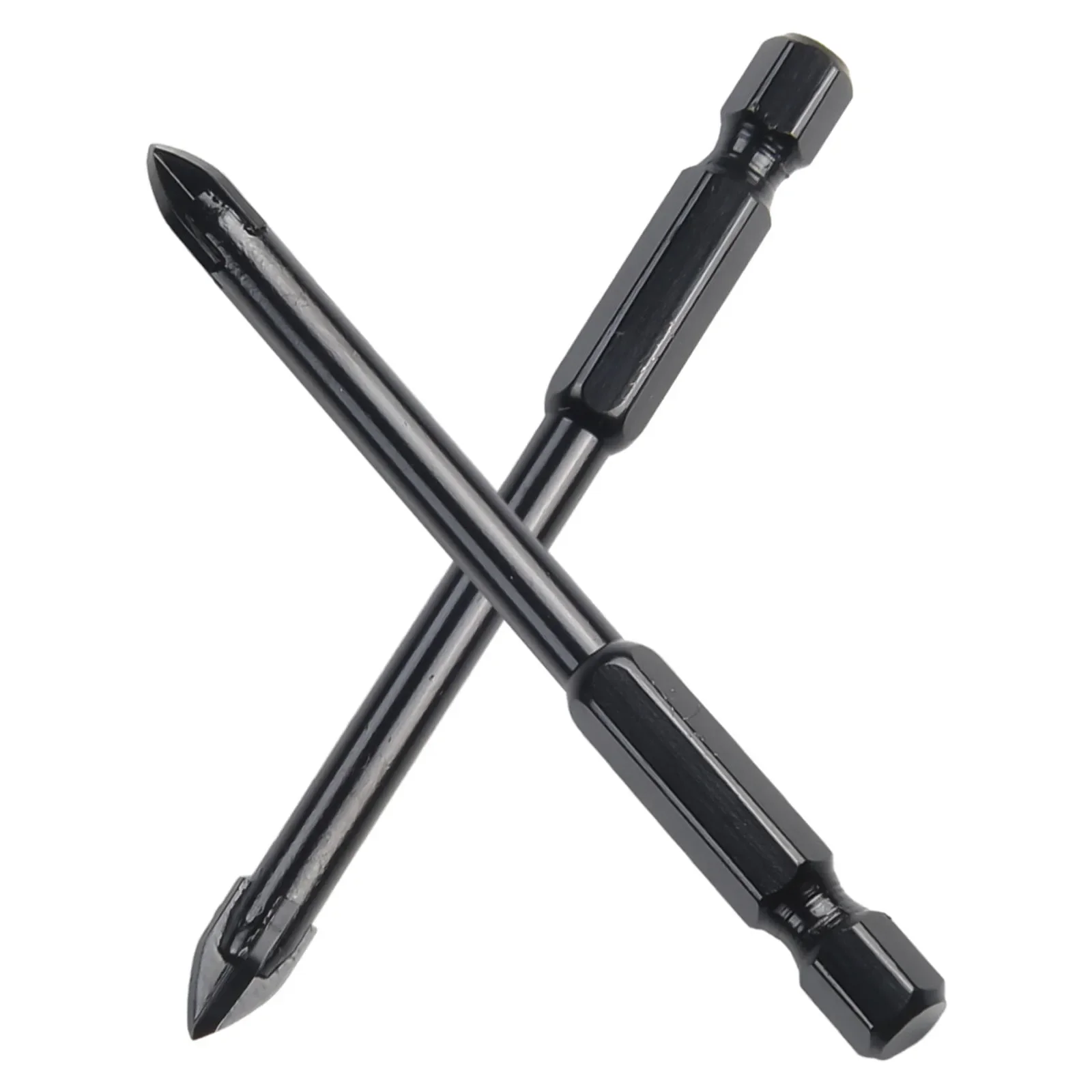 

Drill Bits 6mm Accessoties Tool Triangular 10pcs Black Drilling Glass Remember Professional The Drill Hardness