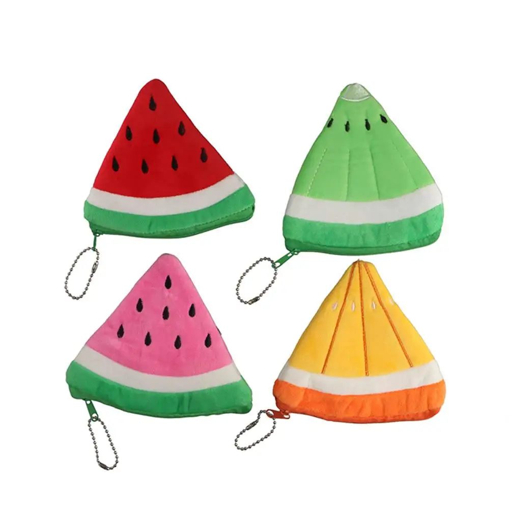 

Travel Portable Card Bag Cartoon Student Bag Bag Pendant Flush Wallet Keychain Bag Fruit Coin Purse Storage Bag