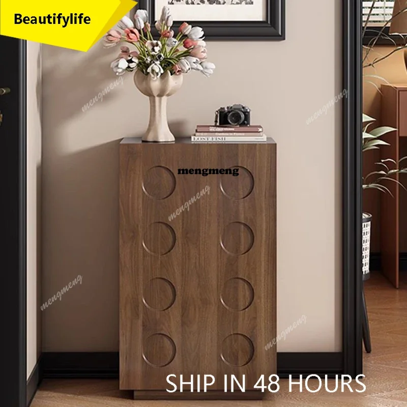 CC Wooden Italian Minimalist Shoe Cabinet Designer Luxury Nordic Shoe Shelf Display Storage Organizer Archivadores Hotel Furnitu
