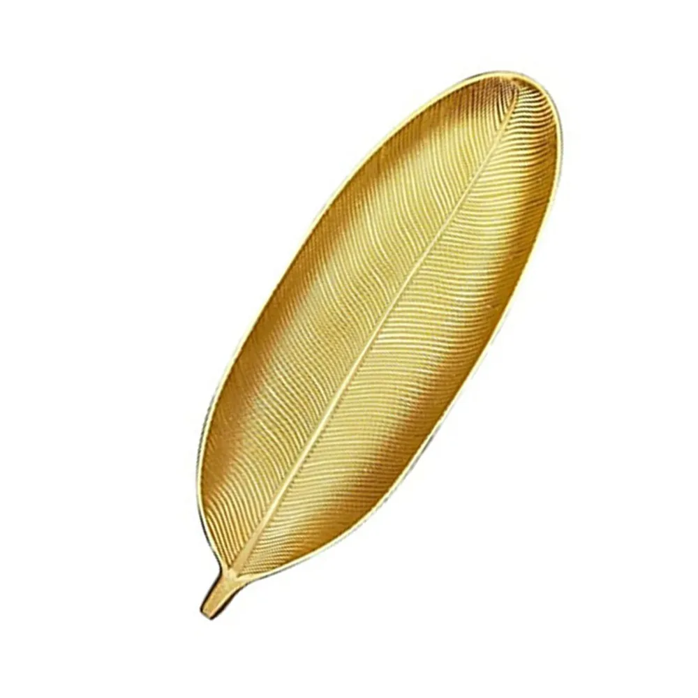 Wood Fruit Serving Plate Metal Gold Accent Gold Leaf Serving Tray Smooth Unique Artistic Outline Fruit Dish Party Decor