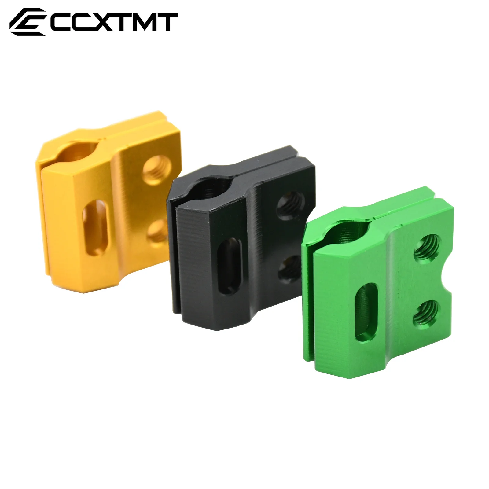 CNC Aluminum Brake Line Hose Clamps Holder For Suzuki RM 85 125 250 RMZ250 RMZ450 For Kawasaki KX 65-450 250F 450F KLX125 KLX450