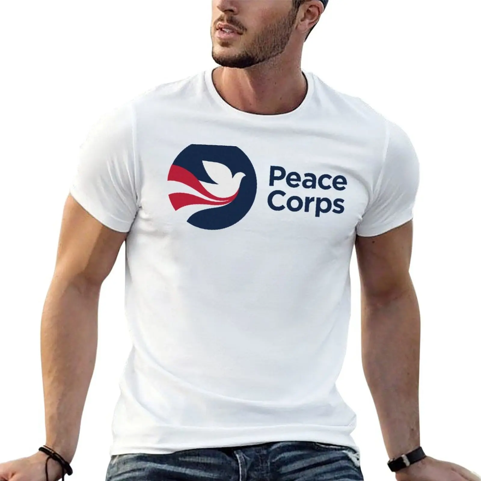 peace corps volunteer T-Shirt t shirts cotton 100% man t shirt designer cotton tshirt 100% T-Shirt