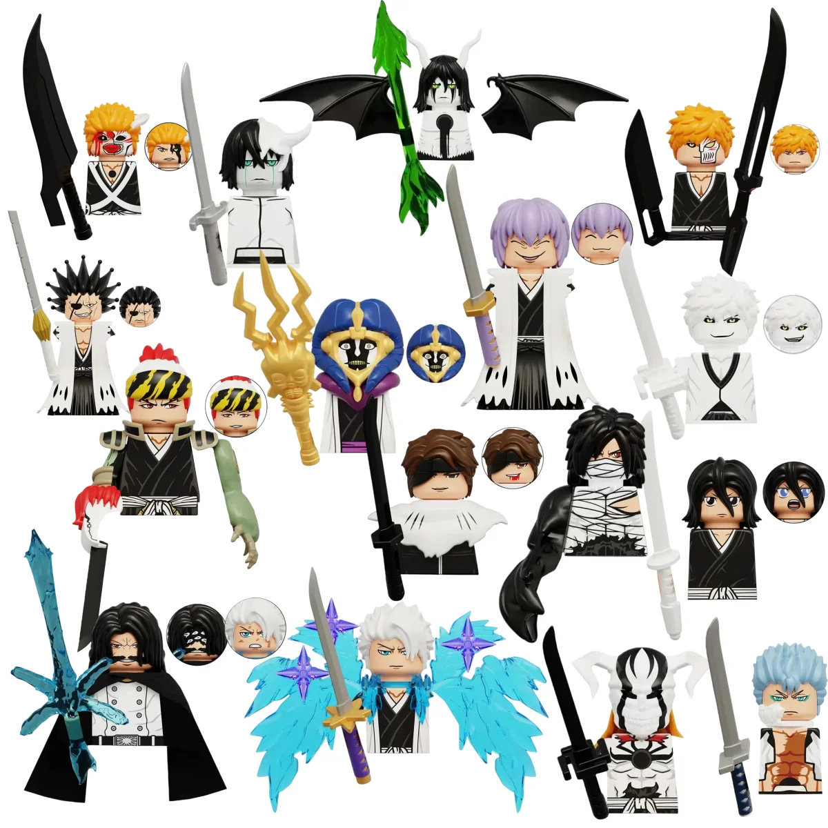 

Набор мини-фигурок KDL816 WM6164: Аниме Bleach (Куросаки Ичиго, Кучики Рукия) — Конструктор, Мультяшные персонажи, Рождественский подарок, Игрушка