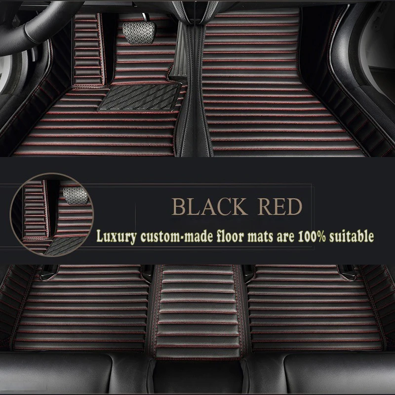 5D Custom Luxury Scratch Resistant Waterproof Car Floor Mats For SsangYong Korando Rexton Actyon Chairman Kyron Auto Accessories