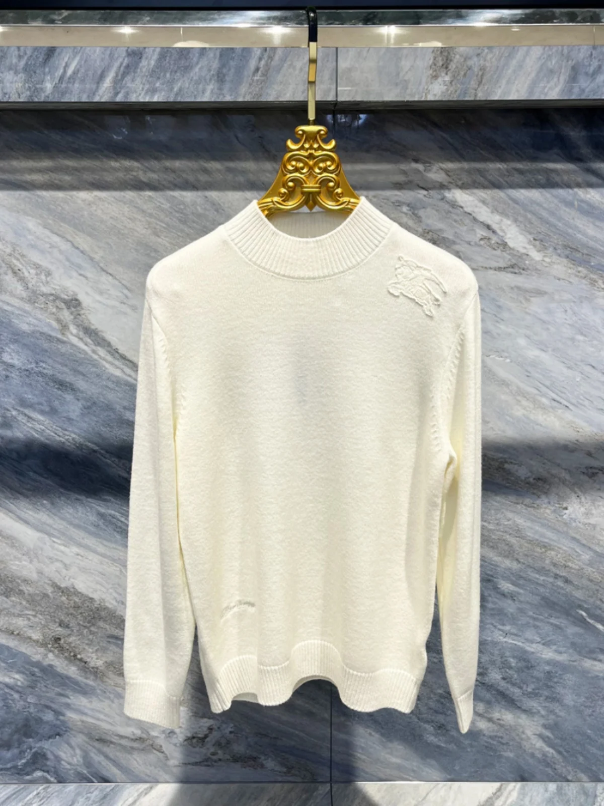 

Мужской теплый шерстяной свитер с круглым вырезом, приталенный, модный, зимний, новый, европейский бренд, простой однотонный вязаный топ