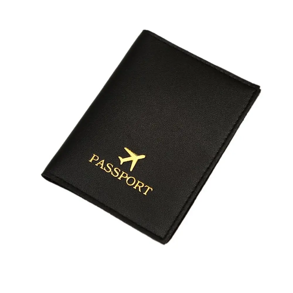 Multifunction PU Leather Passport Cover Card Case Travel Wallet Passport Clip Passport Holder Airplane Check-in Ticket Holder