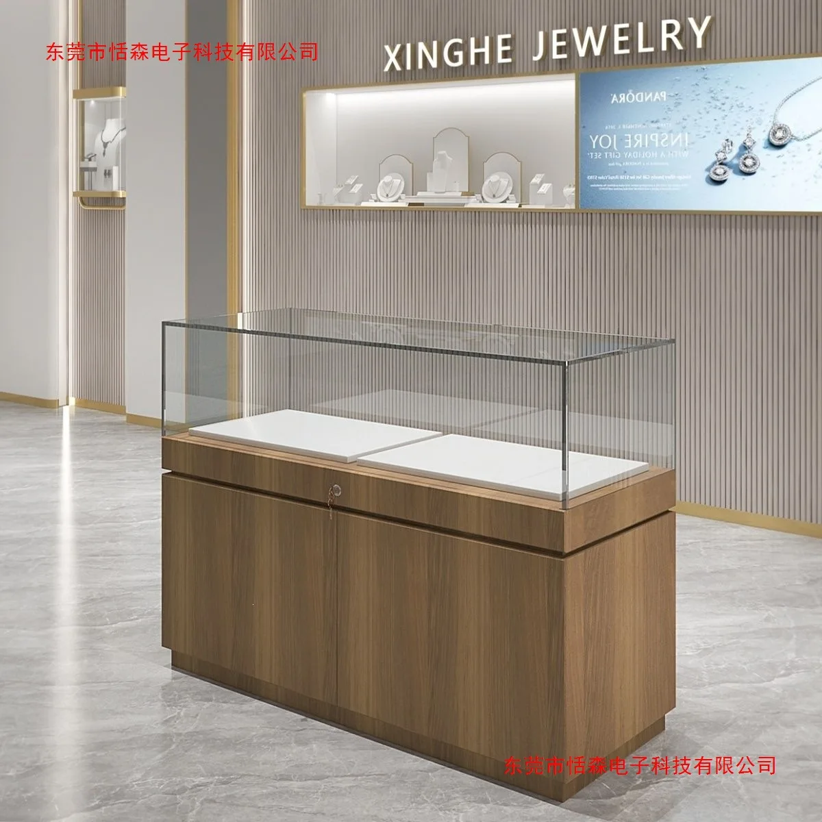 Jewelry Silver Jewelry Cabinet Cultural Relics Products Glass Counter Watch Jade Cabinet Jewelry Glasses Showcase