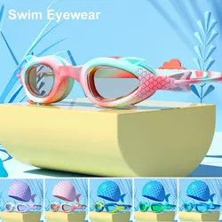 Gafas de natación profesionales HD impermeables antivaho gorro de natación de silicona gorros de natación de agua para niños