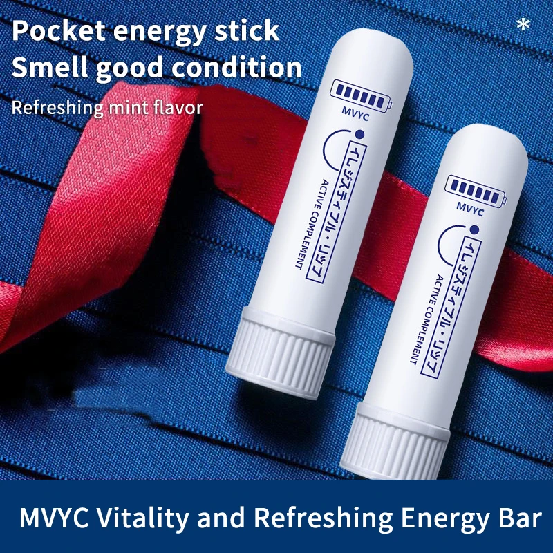 2/5/10Pcs Nasal Inhaler Sticks Energy Enhancer Nasal Inhaler Promote Energizing Level Boost Soothe Fatigue For Driving Business