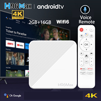 H96 MAX Android 10 TV BOX H313 4K 2.4G 5G Wifi BT 100M Lan 8GB 16GB