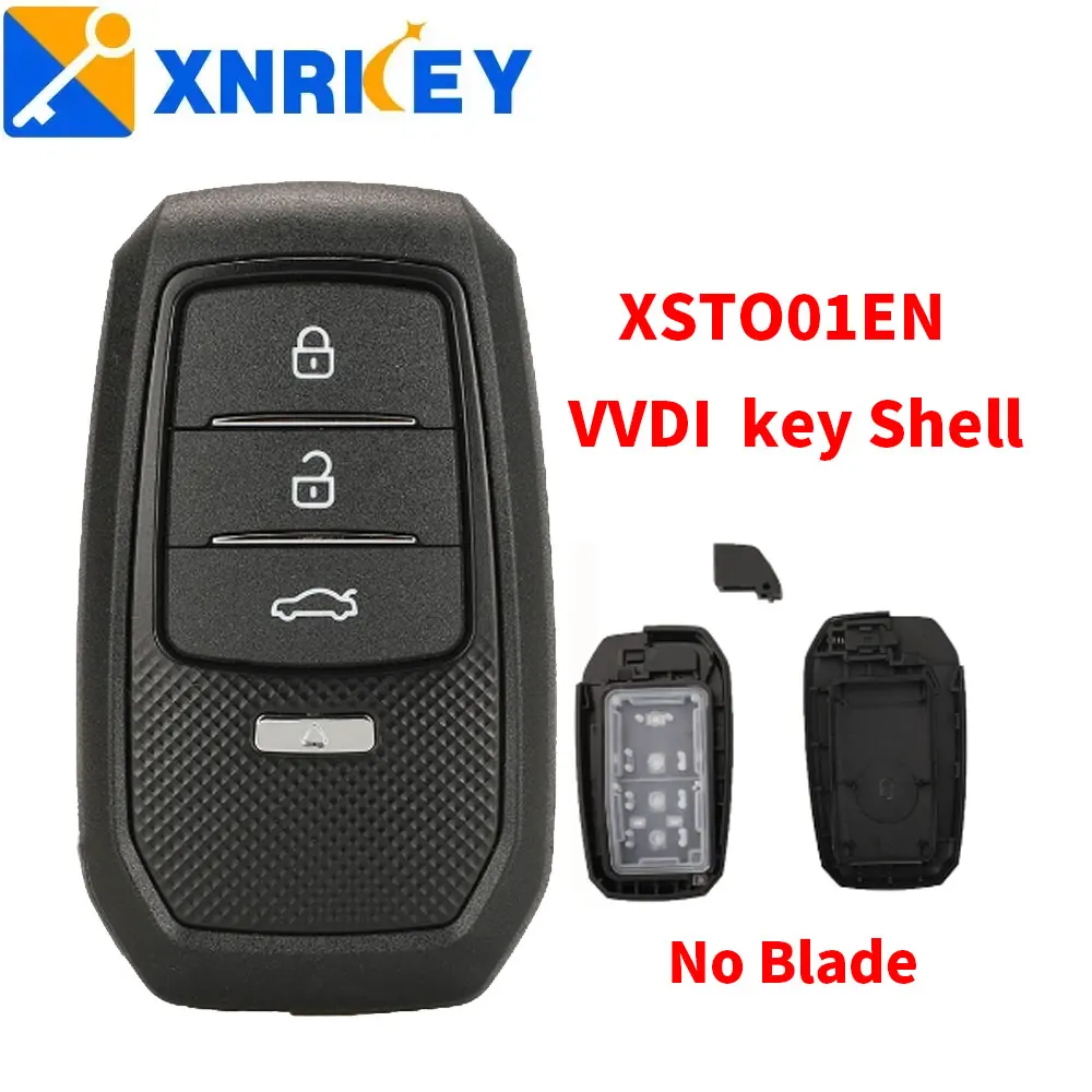 XNRKEY 3Buttons Empty Xhorse Universal Key Shell Car Smart Remote Casing For Toyota XM38 XSTO01EN Only Key Shell No PCB