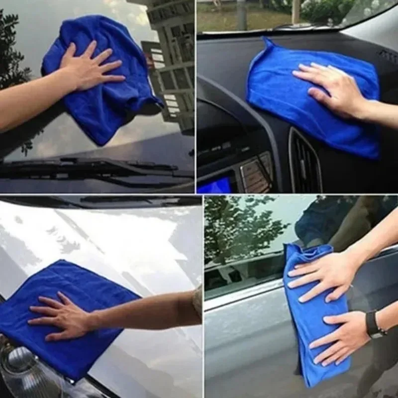 Microfiber Towels Car Wash Drying Cloth Towel Household Cleaning Cloths Auto Detailing Polishing  Home Clean Car Tools