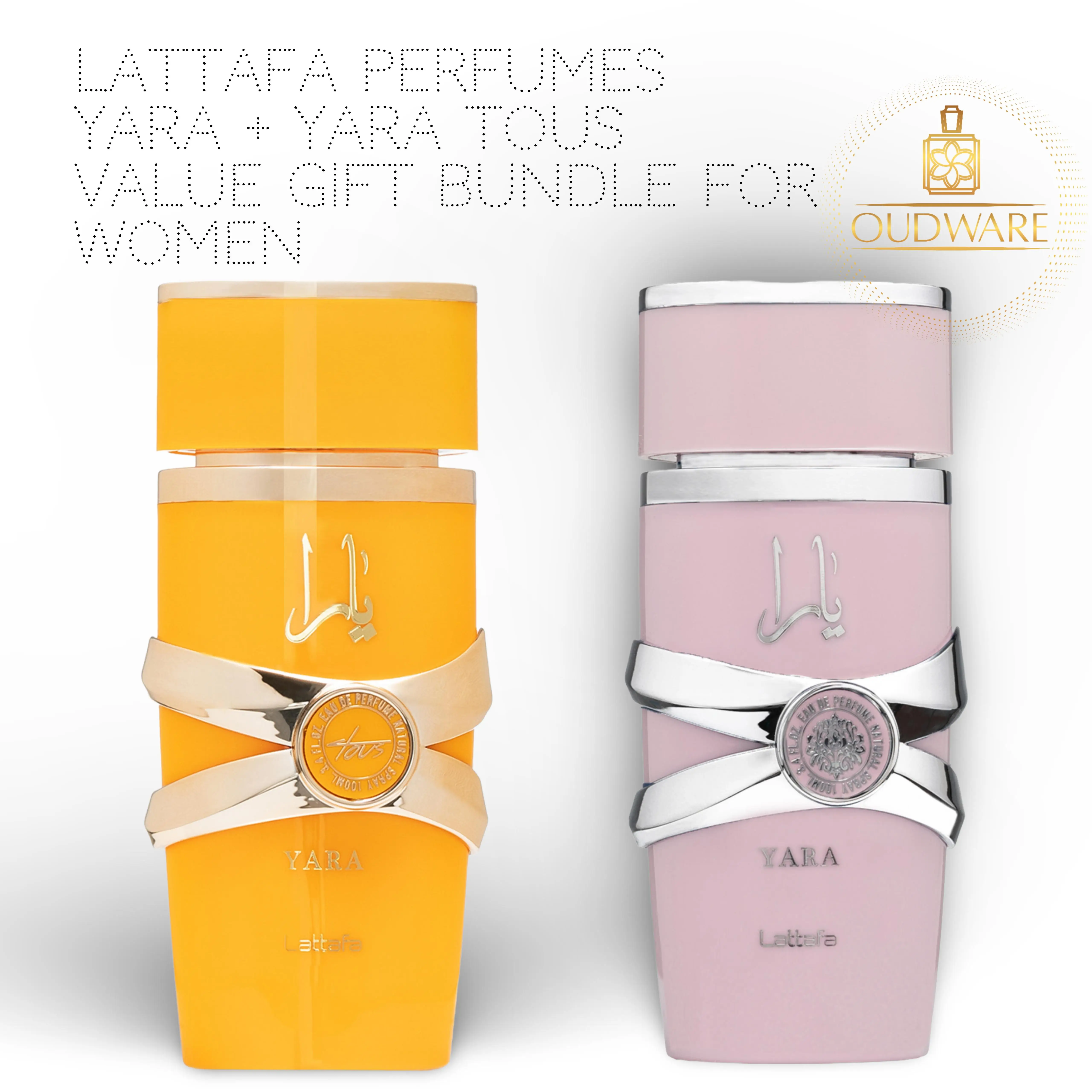 Perfumes Yara + Yara Tous EDP 100ml For Women Fragrance Value Bundle - Luxury Fragrance Gift Set For Women fragrance