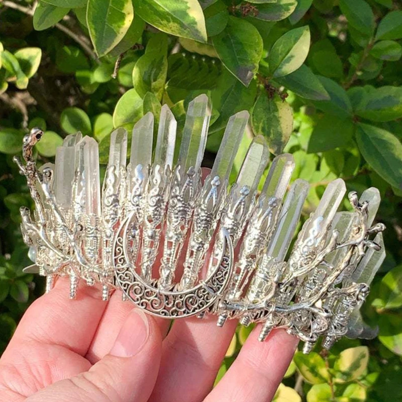 Crystal for Head Hoop Hair Jewelry Embellish Witchcraft Accessories Wedding Bridal Hair Adornment