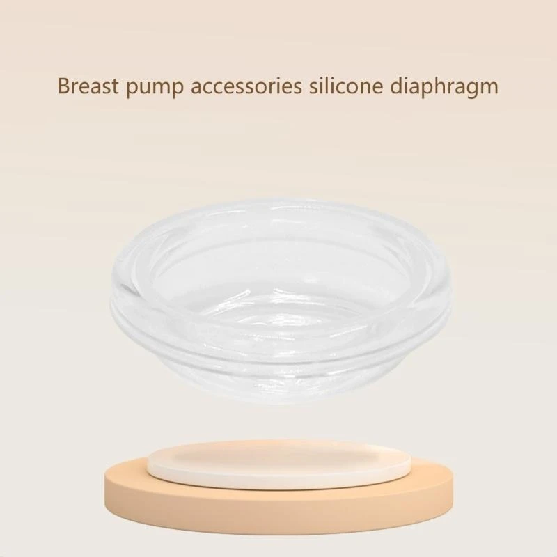 R66D Soft Silicone Diaphragm for Breast Pumps Enhances Milk Suction Efficiency White