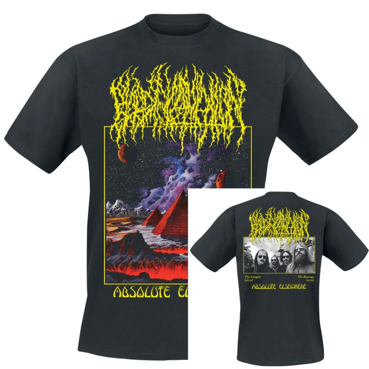 2026 Blood Incantation Graphic Cotton Band T-shirt Unisex Summer Short Sleeve Fashion Brand Tee Luxury Casual Vintage Tees