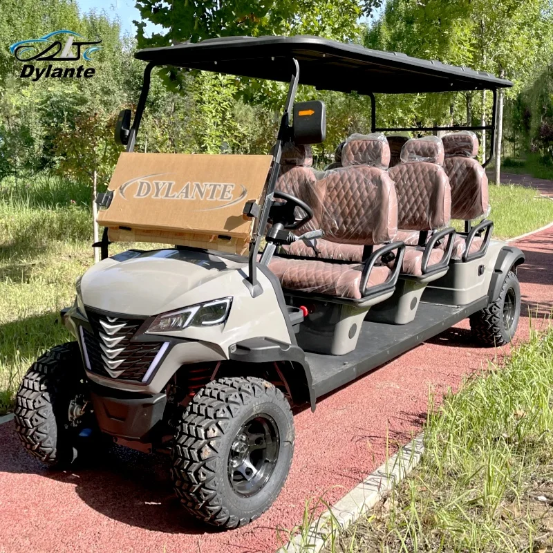 

High Performance Club Car Off-Road Electric Golf Cart Outdoor Golf Cart Equipped With 72V 4KW AC Motor, 100km Range