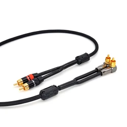 plug RCA cable for CD audio power amplifier cable and audio speaker hifi audio line cables amplifier system