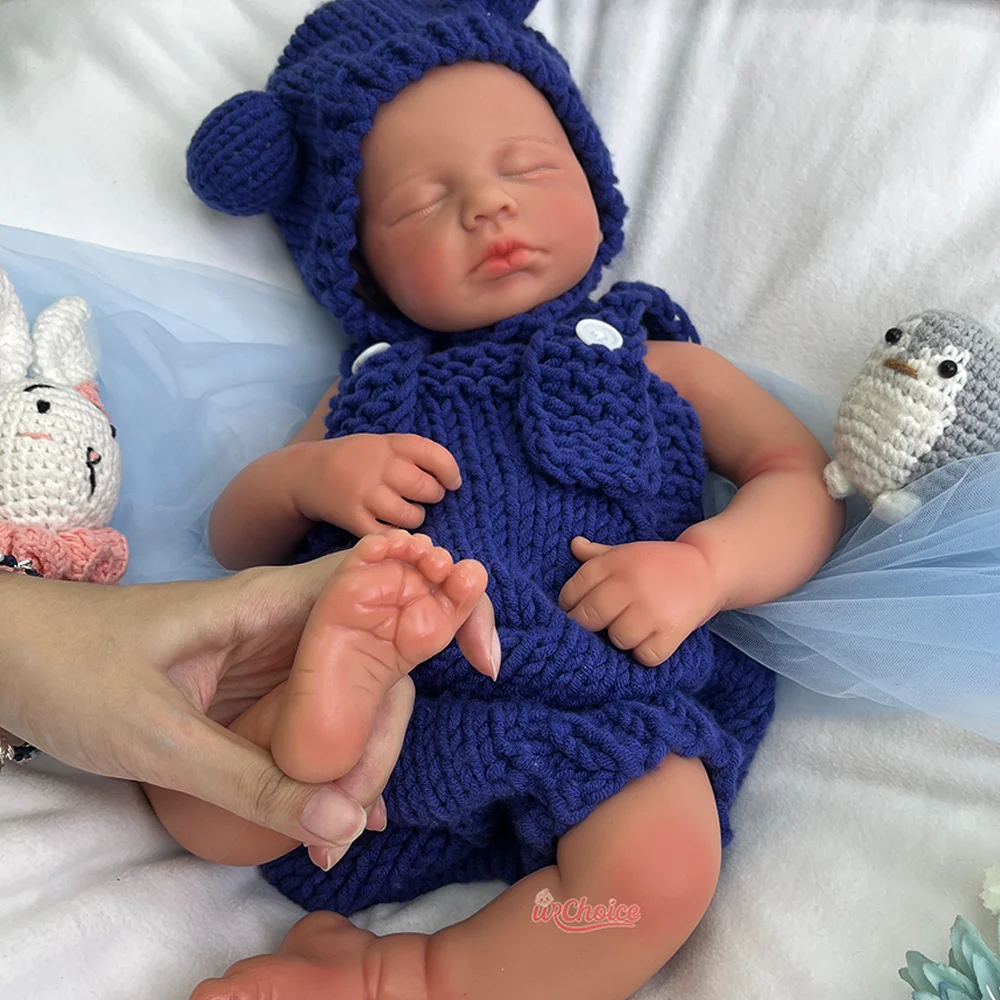 دمية أطفال واقعية لحديثي الولادة مقاس 20 بوصة مصنوعة يدويًا من السيليكون دمية أطفال تولد من جديد للتجميع مع مصاصة #3