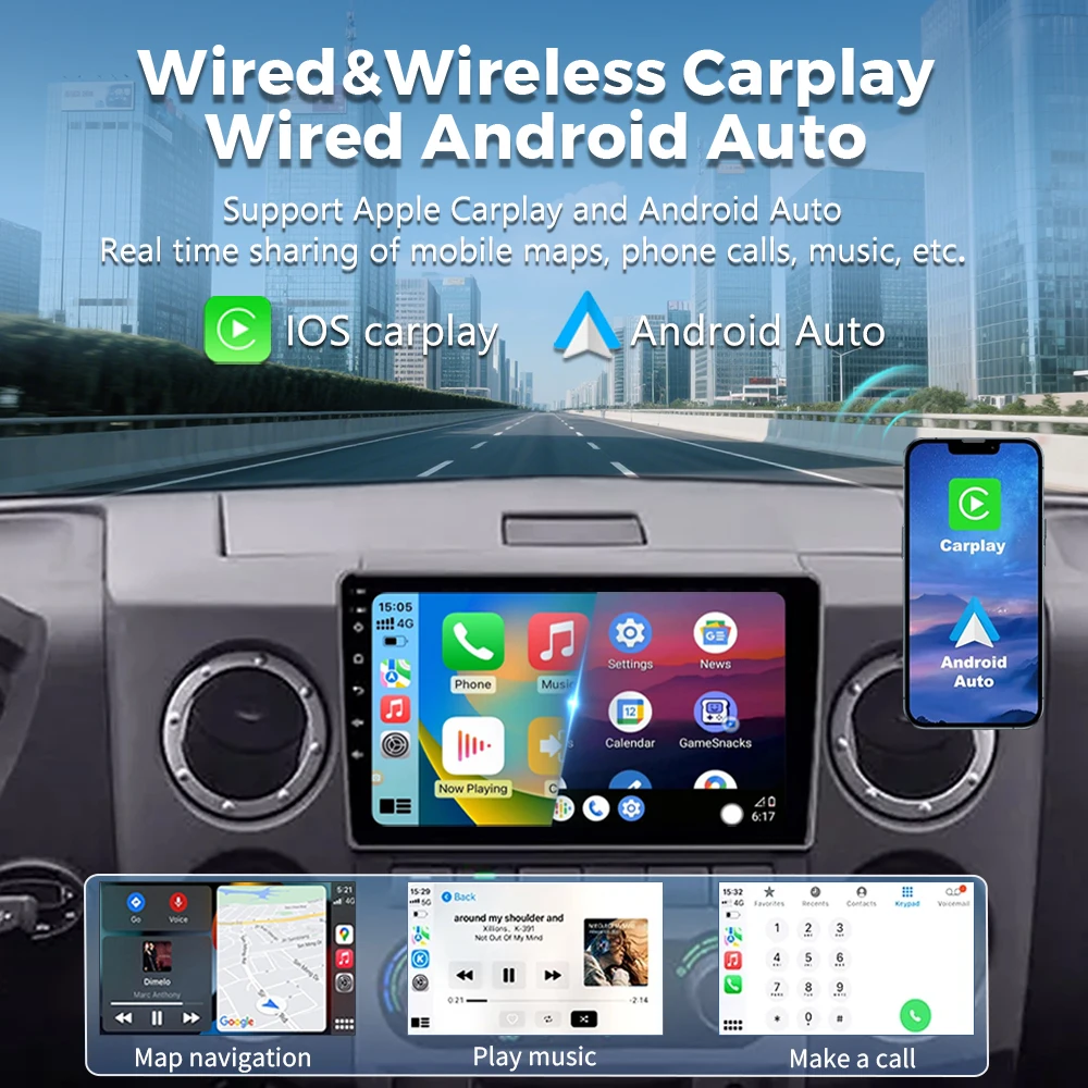 أندرويد 15 4G WIFI راديو السيارة التلقائي لـ GAZ Gazelle Busines Next 2010 - 2021 GPS 2din مسجل مشغل فيديو الوسائط المتعددة الملاحة #4