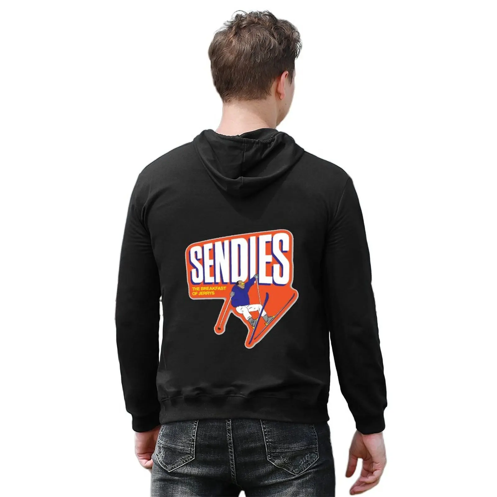 Sendies الحبوب هوديي ملابس رجالي ملابس الشتاء معطف رجالي أزياء الرجال هوديي الرجل