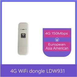 LDW931 4G 3G USB 와이파이 모뎀, FDD LTE 4G 와이파이 라우터, 무선 LTE USB 4G 모뎀 포켓 PK 화웨이 e8372