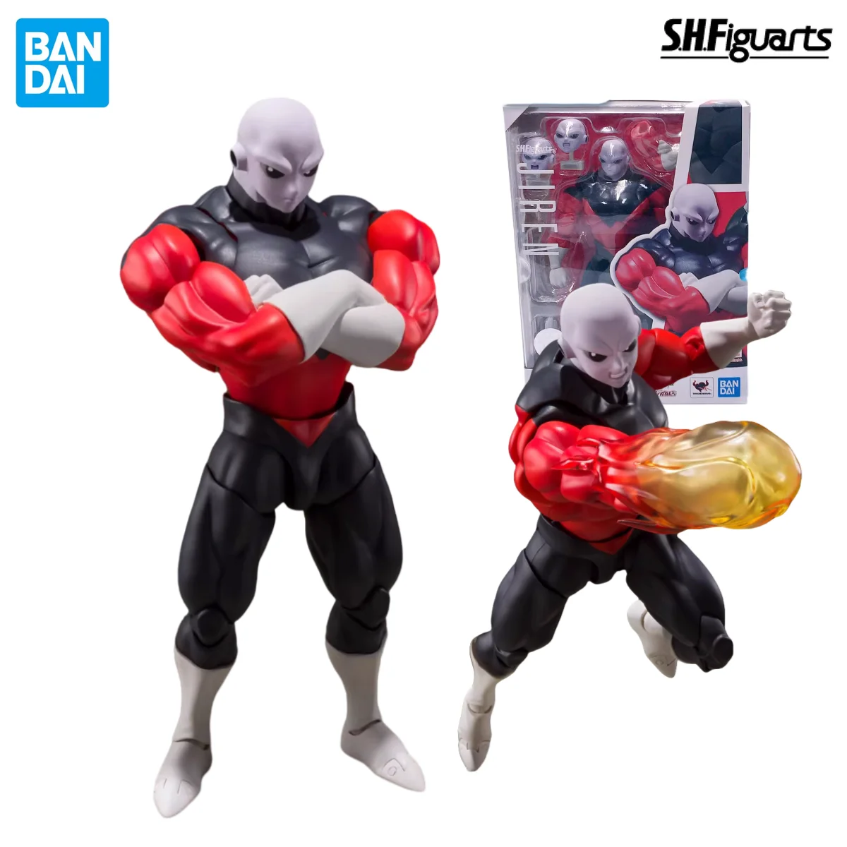 

In Stock BANDAI S.H.Figuarts Original Dragon Ball Super Jiren Pride Troopers Tournament of Power Anime Action Figure Toy Gift