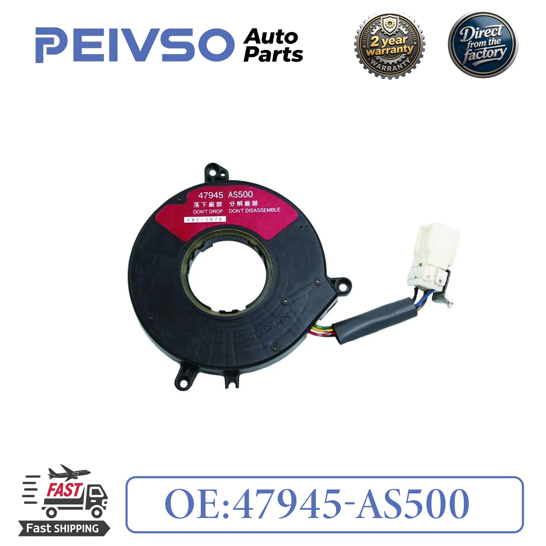 47945-AS500 Brand New High Quality Steering Angle Sensor For Nissan Armada Frontier Titan Xterra Infiniti M45 Q45 QX56