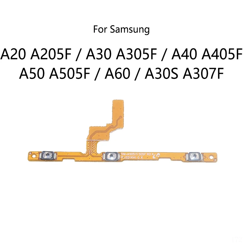 Power Button Switch Volume Button On / Off Flex Cable For Samsung A10 M10 M20 M30 A20 A30 A50 A60 A70 A80 A90 A9 2018 A920F A30S