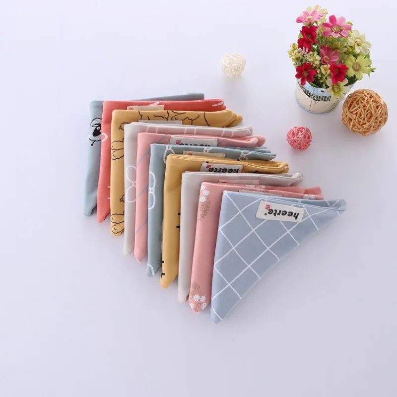 وشاح مثلث للأطفال مريلة قطنية وشاح لعاب مزدوج مريلة النسخة الكورية وشاح مثلث ناعم مريلة متعددة الألوان #2