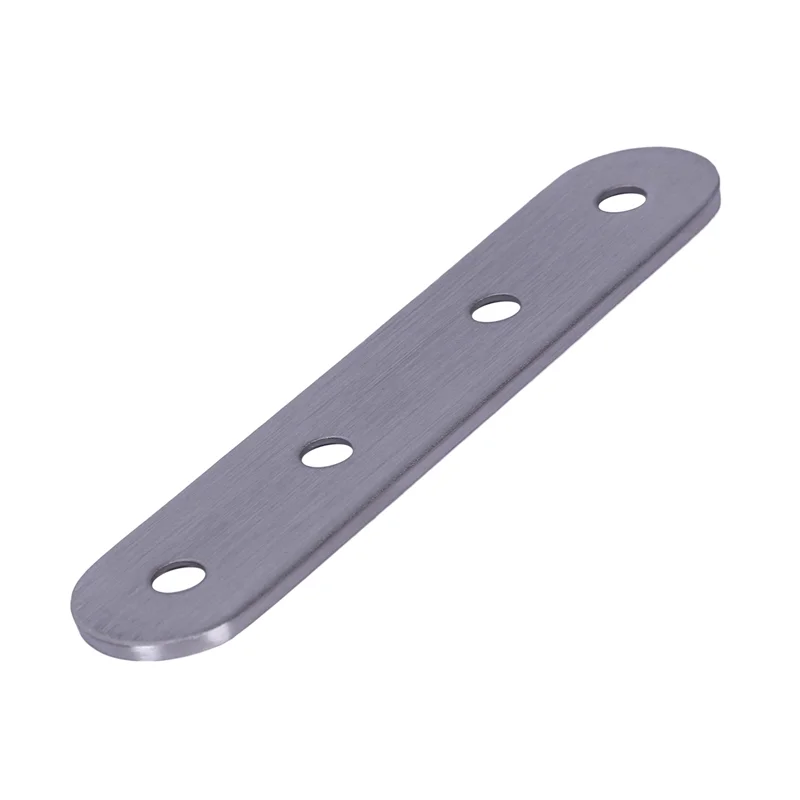 AB35-Flat Stainless Steel Repair Mending Fixing Plate Brackets Support 12Pcs