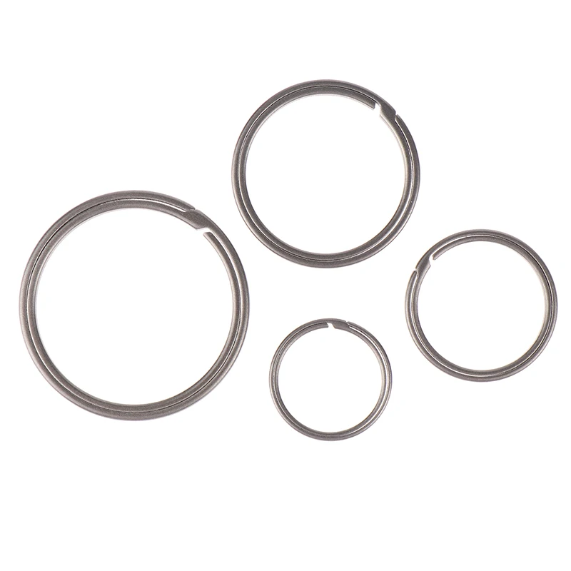 1Pc Titan Schlüssel Ring Titan Legierung Auto Schlüssel Kette Outdoor Männliche Kreativität Geschenk Kleine Werkzeug Auto Keychian Zubehör