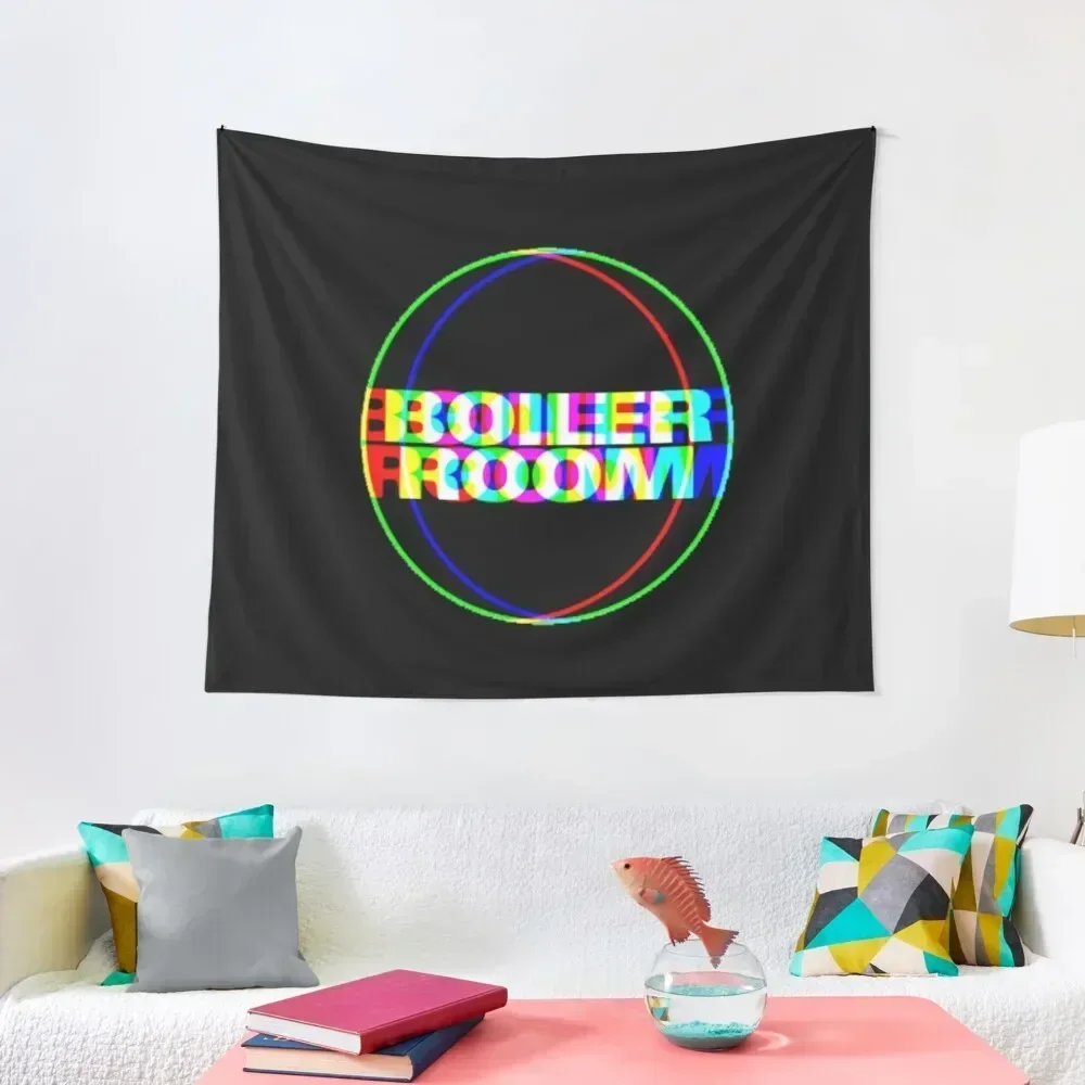 Boiler Room Color Glitch I Tapestry Bedroom Decor Aesthetic Decoration Tapestry