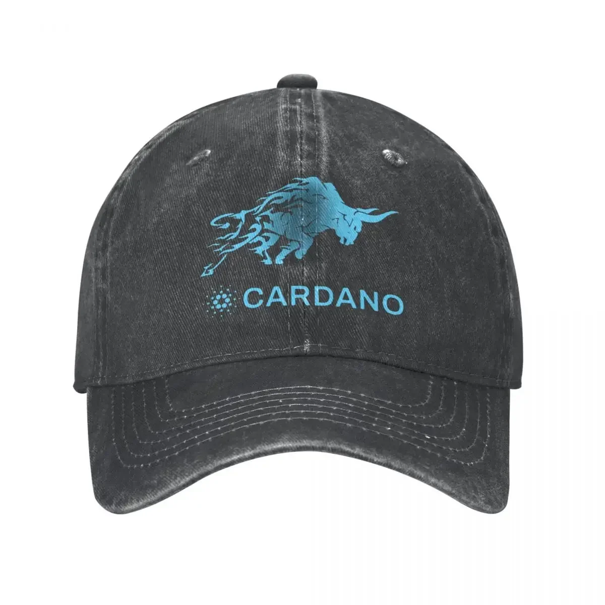 Cardano Baseball Caps Vintage Distressed Denim Hodl ADA Crypto Coin Snapback Cap Men Women Outdoor Summer Gift Hat