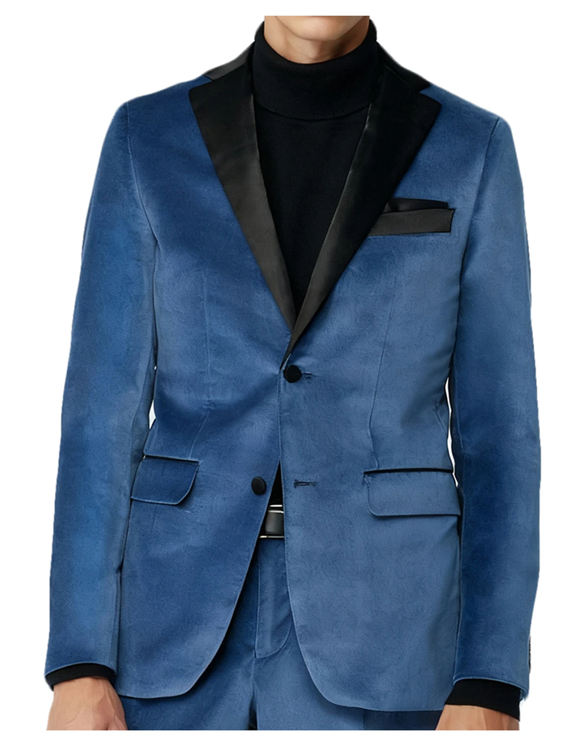 الكلاسيكية المخملية الرجال البدلة سترة سليم صالح واحدة الصدر رجل السترة الأعمال عادية مصممة الذكور دعوى معطف لحزب مأدبة #4