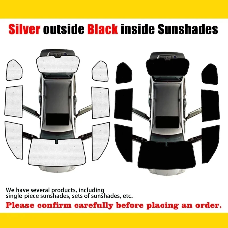 For Toyota Land Cruiser Prado J120 Accessories LC120 FJ120 2003~2009 Car Sunscreen Window Sunshade Covers Sun Visors Accessories