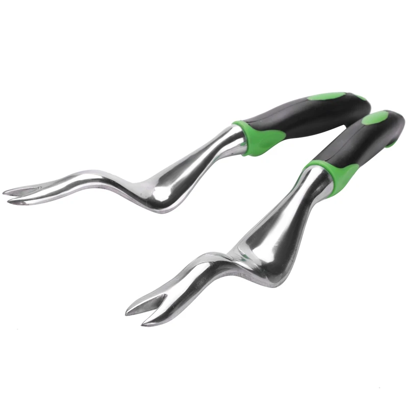 

2 Pack Hand Weeder Tool Garden Weeding Removal Gardening Weed Puller With Ergonomic Handle For Lawn Farmland Transplant