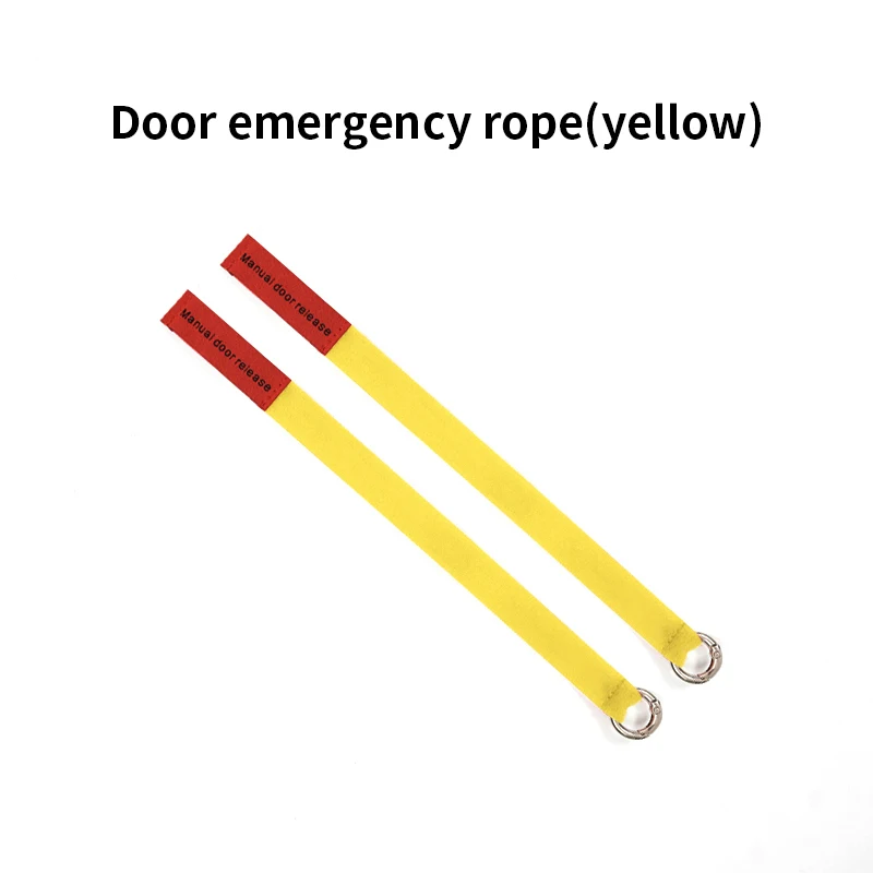 For Tesla Model Y  Emergency mHandle Extended Manual Door Release Emergency Safety Pull Rope Emergency Puller Button  Yellow