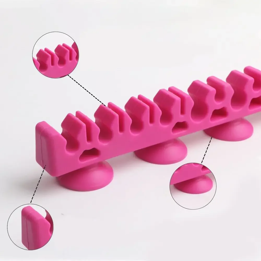 アクセサリーシリコーン化粧ブラシホルダーポータブル吸盤ブラシ乾燥ラックソフトメイクツール収納ラック女性