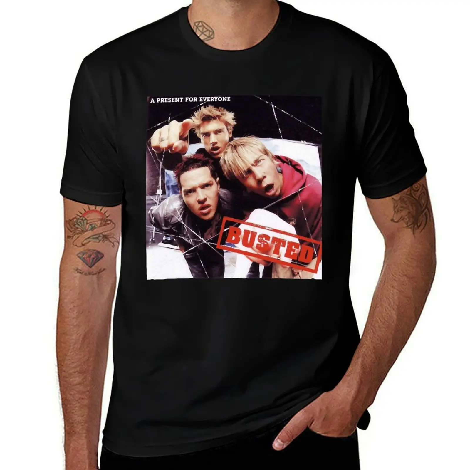Busted For Fans T-Shirt Big Size Short Sleeve Casual Top T-Shirt