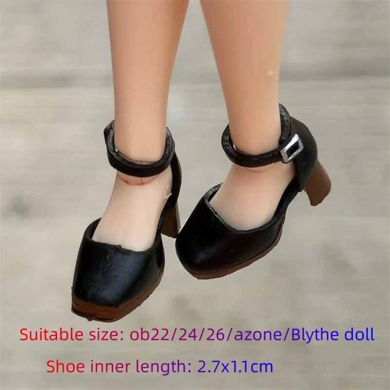 Fashion 1/6 Blythe Doll Shoes Ob24 / Ob22 Doll Shoes Licca Shoes  Accessories 3.3x1.5cm