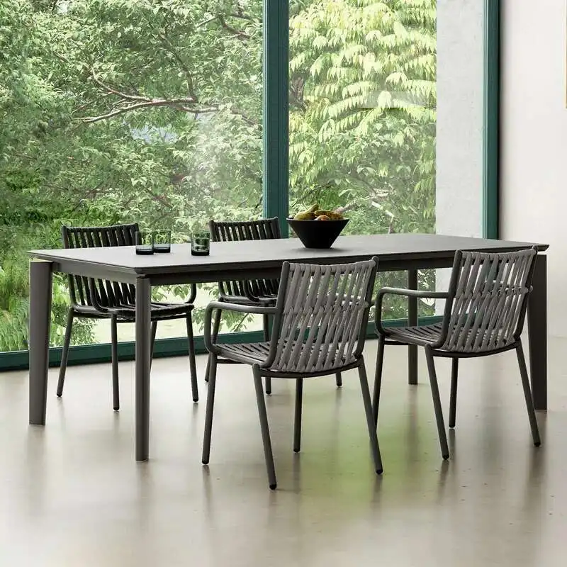 

Balcony Metal Garden Furniture Sets Outdoor Modern Nordic Garden Furniture Sets Italian Backyard Muebles Terraza Decorations