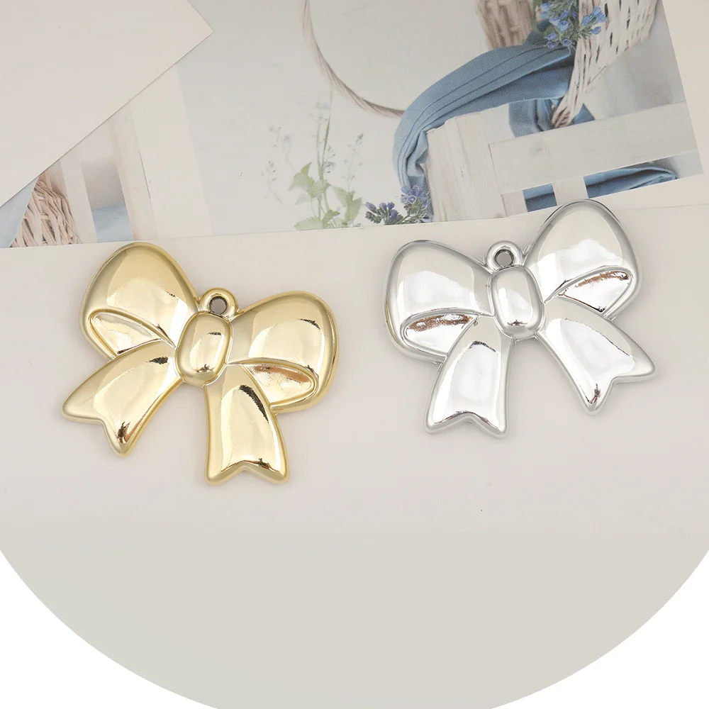 تصميم ودي-سحر أكريليك على شكل عقدة فيونكة ، دلاية تصنعها بنفسك ، إكسسوارات مجوهرات ، مصنوعة يدويًا ، الأشعة فوق البنفسجية ، تأثير CCB ، 44x55 ، 50 #! #6