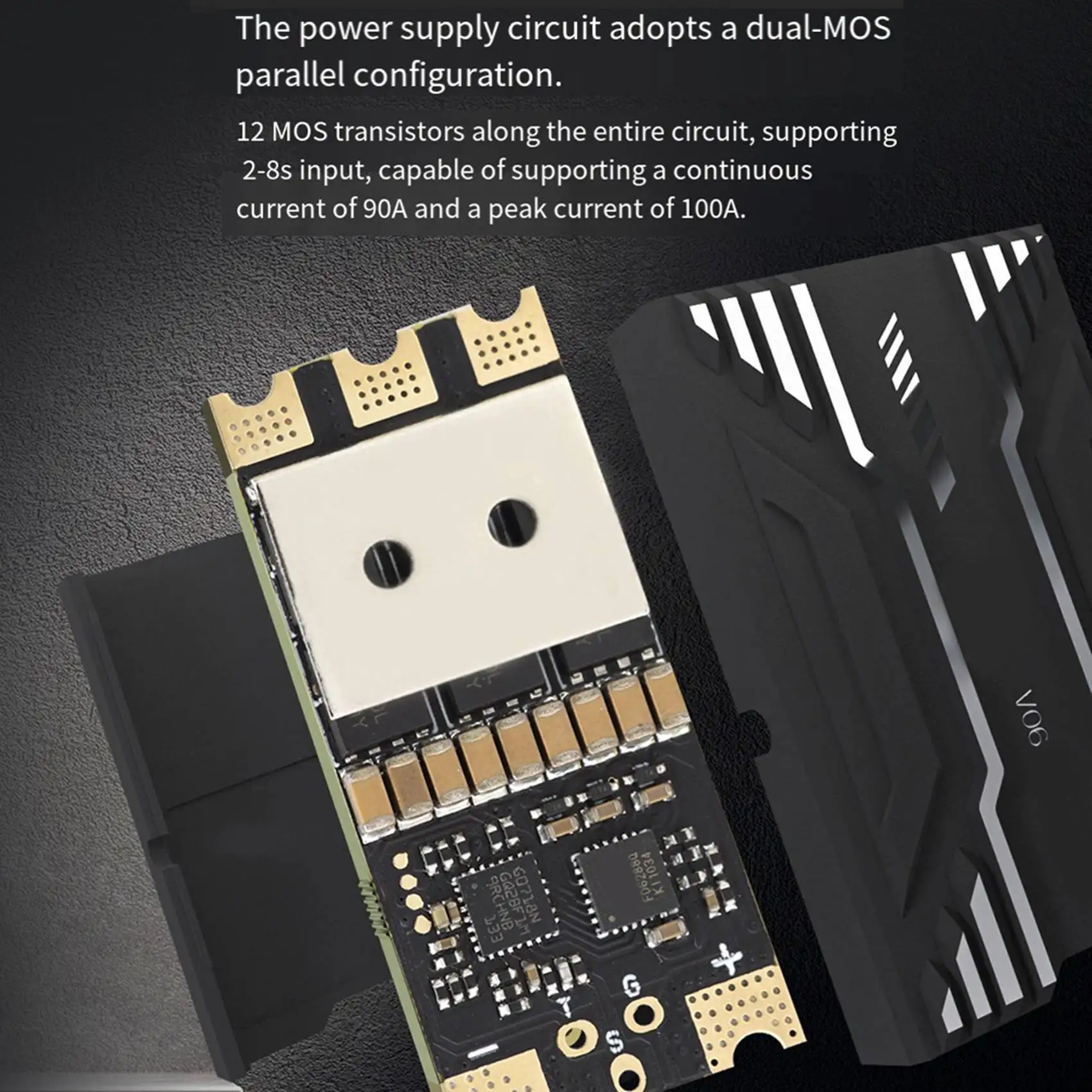 

24-Hour Delivery 4X SPECTER 90A ESC Dual MOS Support BL32 ESC Telemetry 2-8S For Movie-Level X8, X4, And XCLASS RC FPV Drone