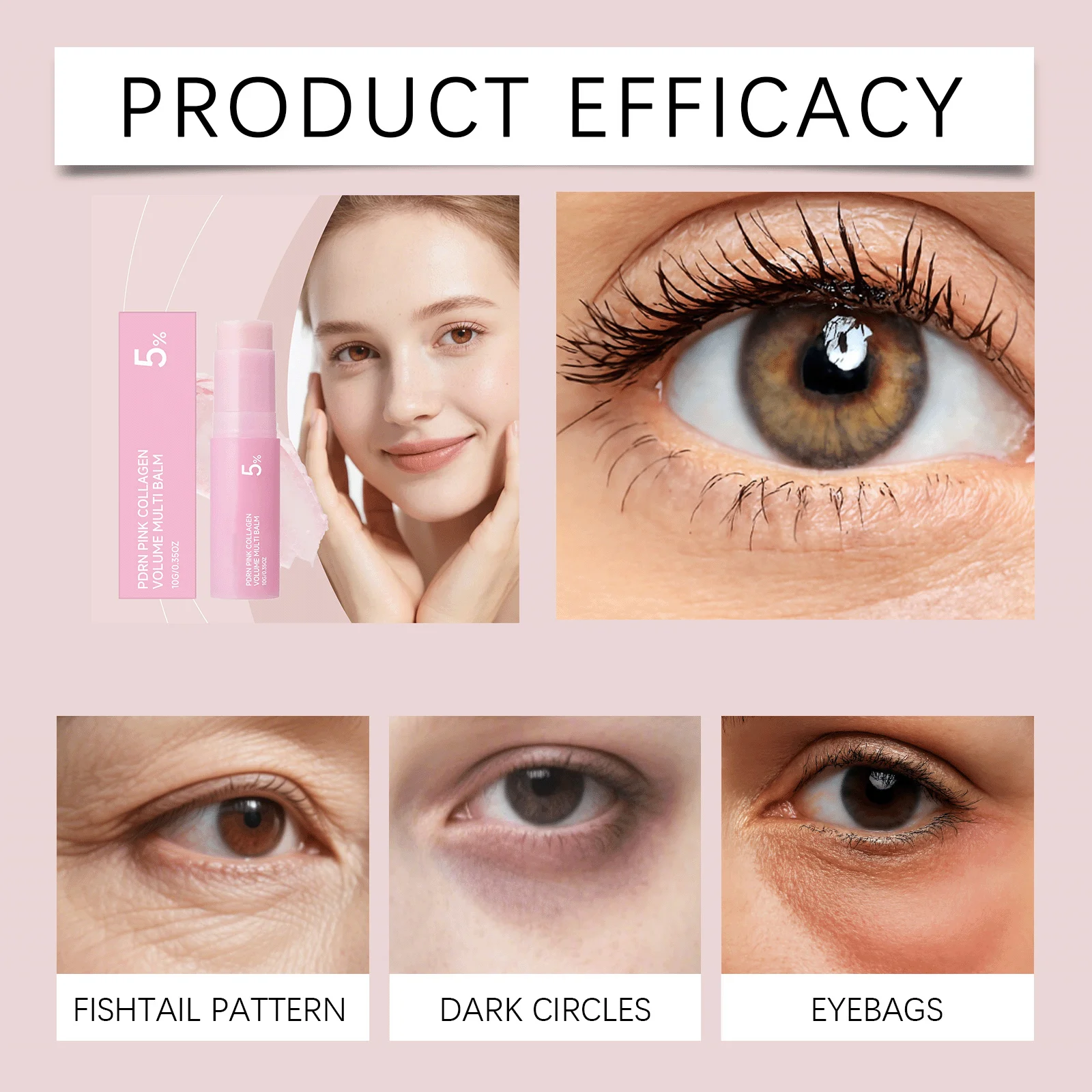 Kollagen Multi-Balm zur Hauterneuerung, Reduzierung von Rauheit, Reparatur von Geschädigter Haut, Aufhellung des Teints, Glättung Feiner Linien, PDRN Multi-Balm-Stick – Detail 10