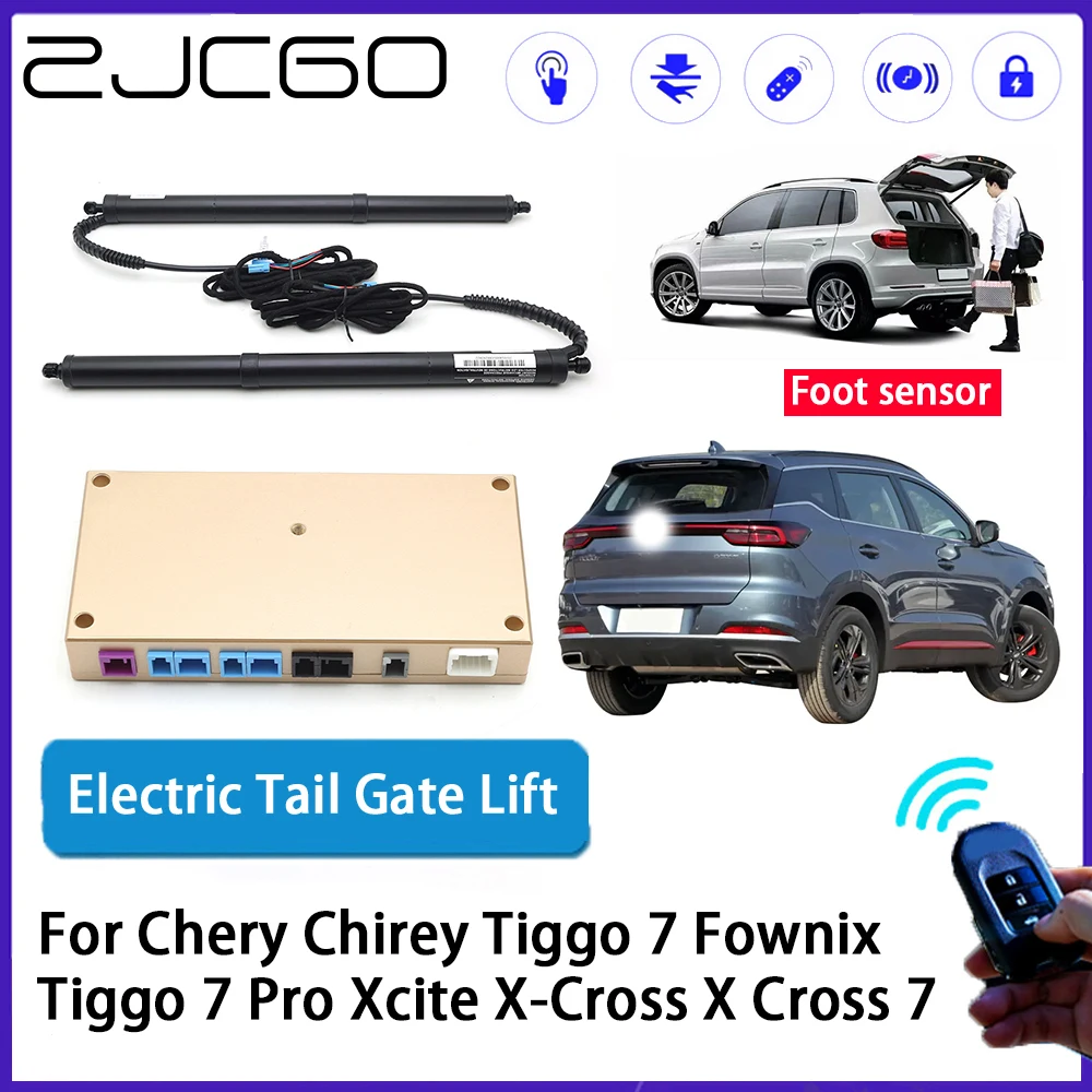 

ZJCGO Car Auto Trunk intelligent Electric Tail Gate Lift for Chery Chirey Tiggo 7 Fownix Tiggo 7 Pro Xcite X-Cross X Cross 7